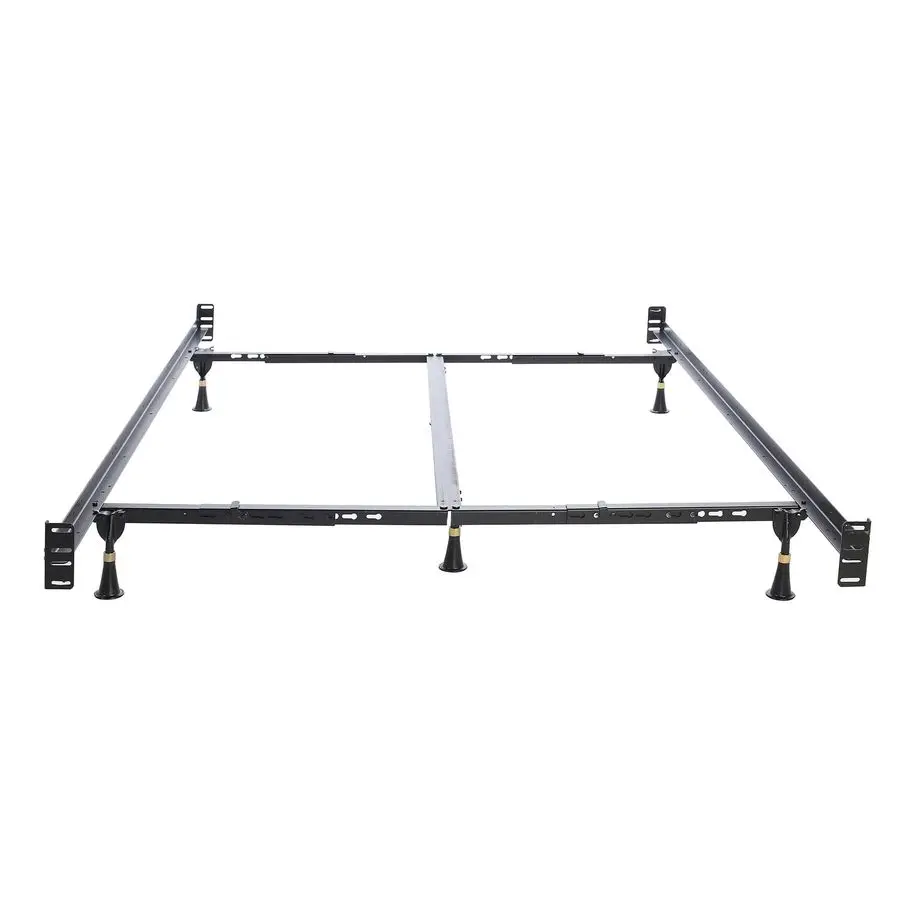 

Каркасы кроватей Каркас кровати с креплением для изголовья изножья, 6 ножек и регулируемыми направляющими, Queen East King