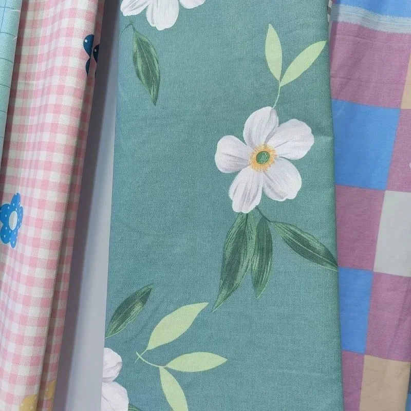 Printed Canvas Fabric Per Meter for Upholstery Beddings Curtains Sofa Covers Diy Sewing Cloth Thick Wearable Soft Flower Plant