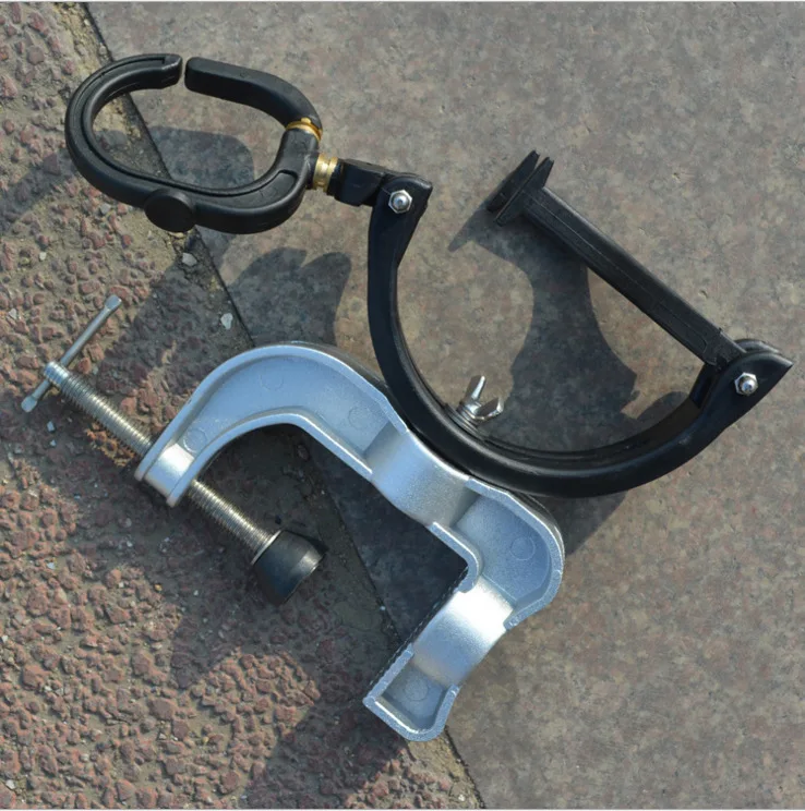 Foldable Aluminum Raft Fishing Rod Holder Multi Direction Rotation
