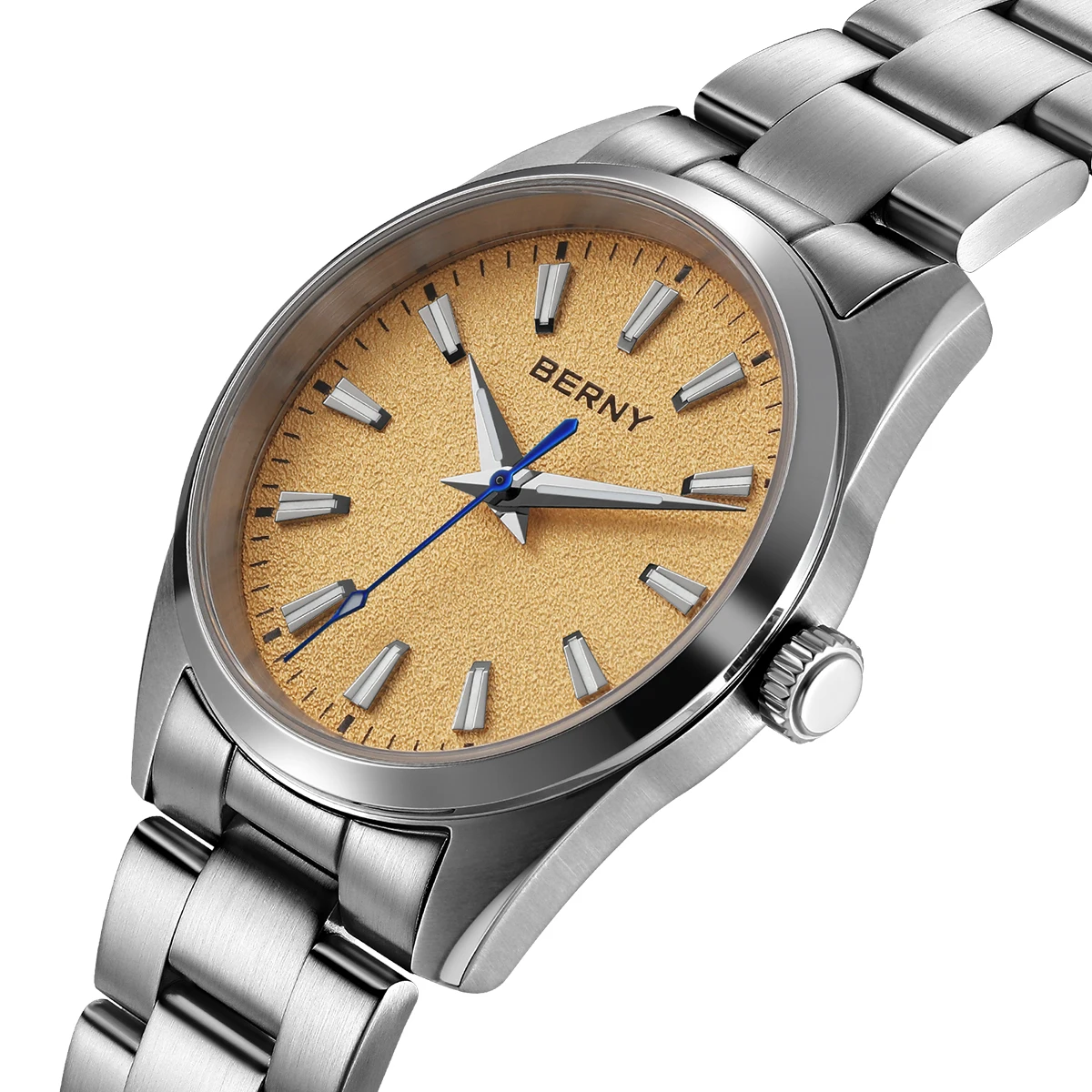 BERNY Watches for Men Luminous AR Sapphire Classic Dress Business Quartz Men's Watch 10ATM Elegant Fashion Casual Wristwatch - Image 2
