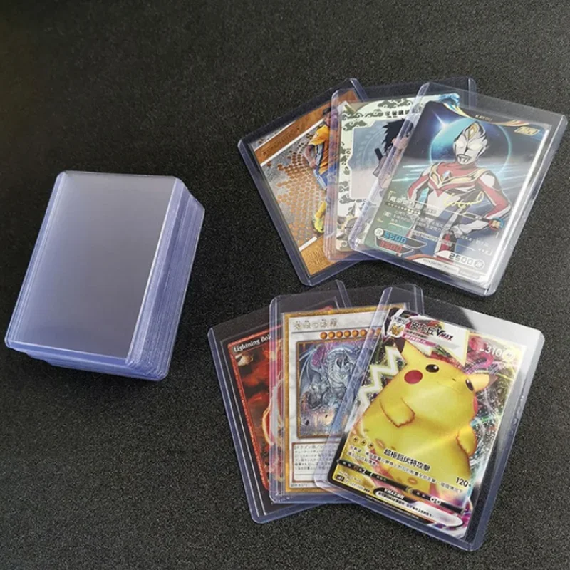 50/30/1Pack 35PT Transparent Card Sleeves PVC Hard Plastic Game Cards Holder Cover for Collectible Trading Cards