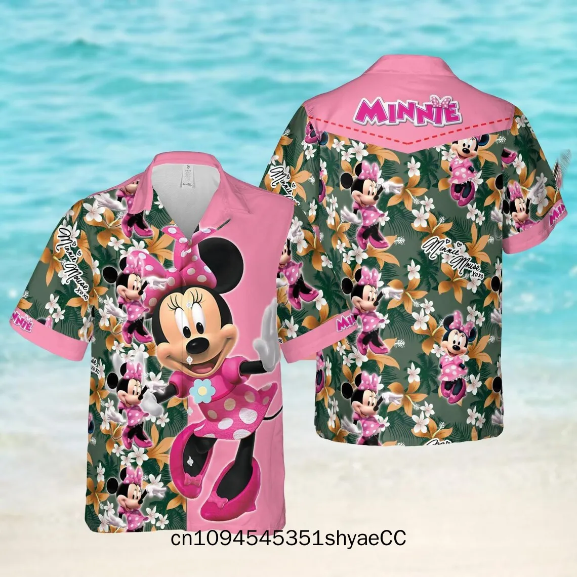 

Disney Minnie Shirt, Minnie Mouse Hawaiian Shirt, Family Hawaiian Shirt, Vacation Hawaii Shirt, Magic Kingdom Shirt, Gift For He