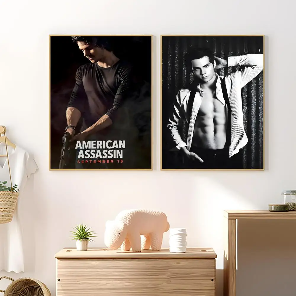 Celebrity Hollywood D-Dylan O'Brien Poster High-definition Printed Canvas Painting, Home Wall Decoration, Frameless