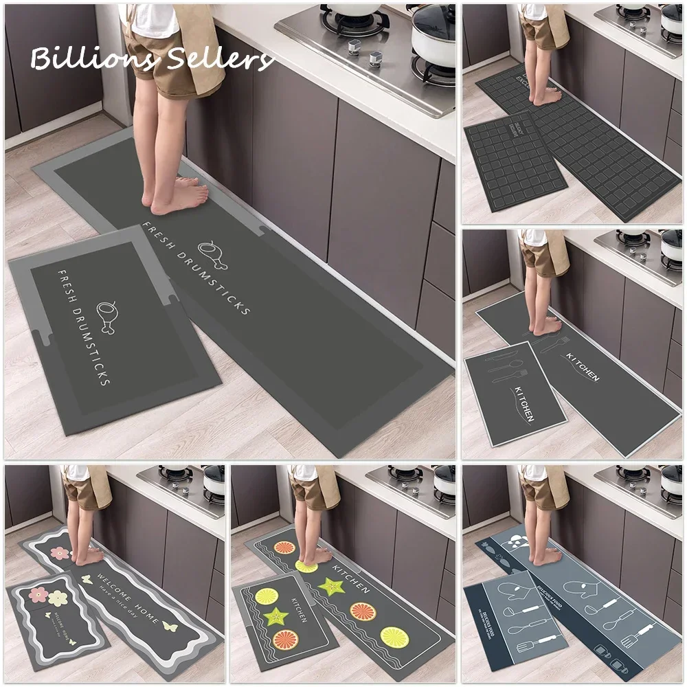 Kitchen Mat Non-slip Kitchen Carpet Entrance Doormat Hallway Bedroom Living Room Long Floor Area Rugs Tapis Cuisine 주방매트