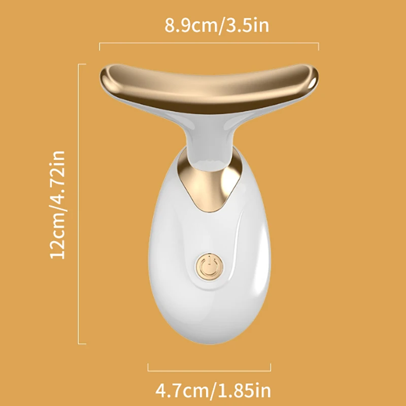 Dispositivi per il lifting del collo Terapia Stringere la pelle Antirughe LED Photon Massaggiatore per il collo V-Face Lifting Ridurre la cura del viso al doppio mento