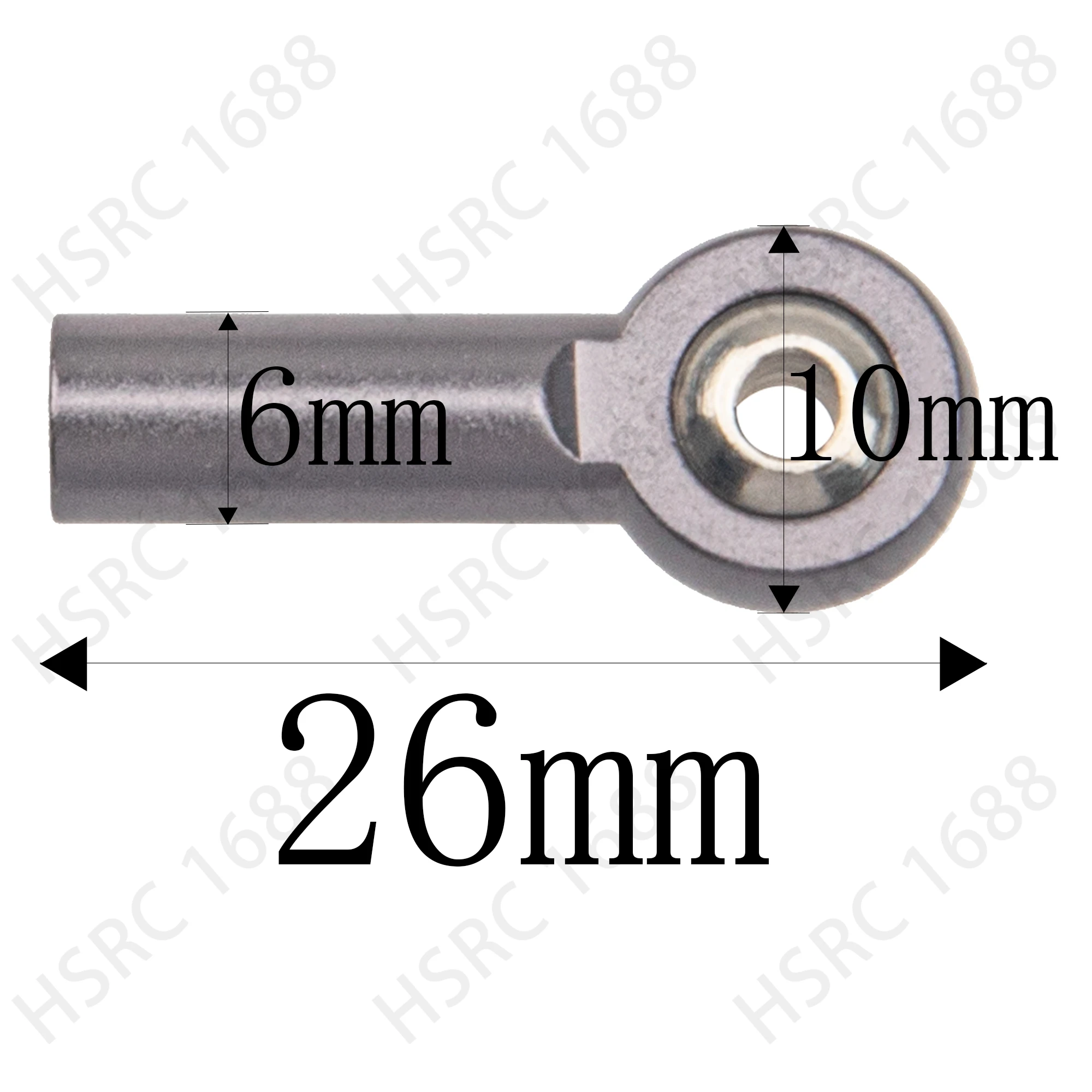 10 قطعة M3 التعادل قضيب نهاية الكرة حامل الرأس رابط 3 مللي متر الموضوع وصلة كروية ل Redcat HSP Traxxas محوري 1/10 RC سيارة شاحنة روبوت ذاتي الصنع L26mm