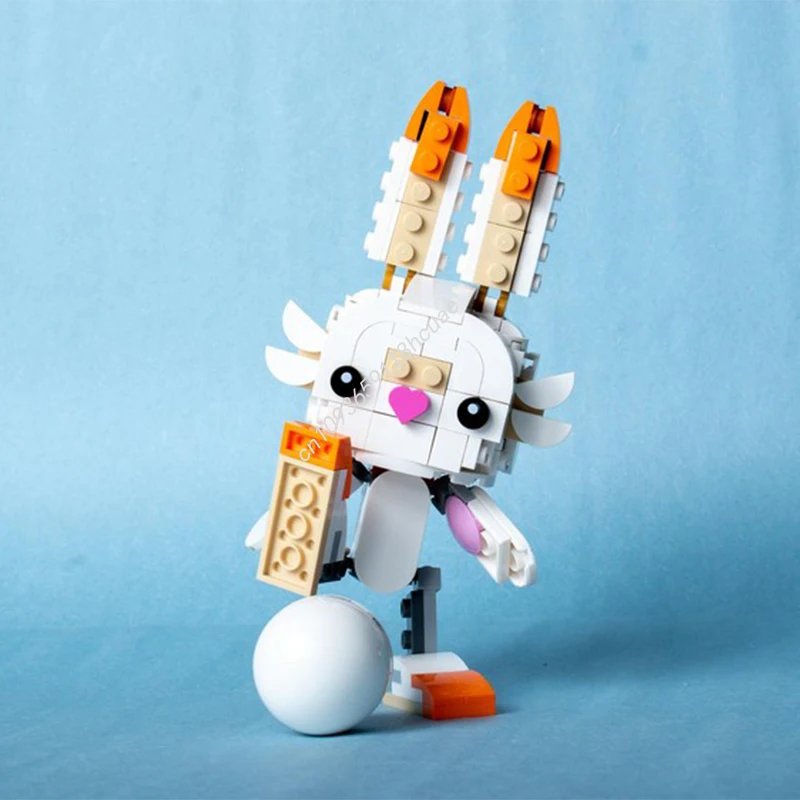 173 قطعة MOC Scorbunny اللبنات عيد الميلاد التعليم الحصري لتقوم بها بنفسك هدية مشروع عدة مثالية للكبار بناة الاطفال هدية