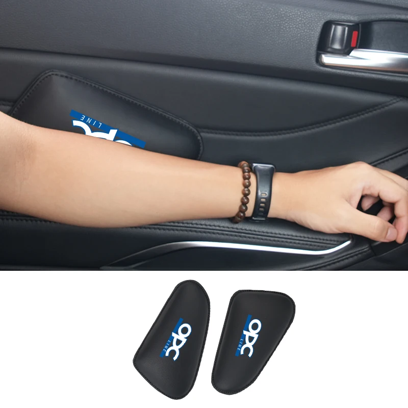 Car Knee Leg Protective Pad Foot Armrest Cushion Cover Accessories For OPEL OPC Line Astra H J K Zafira B Corsa D Insignia Mokka view 3