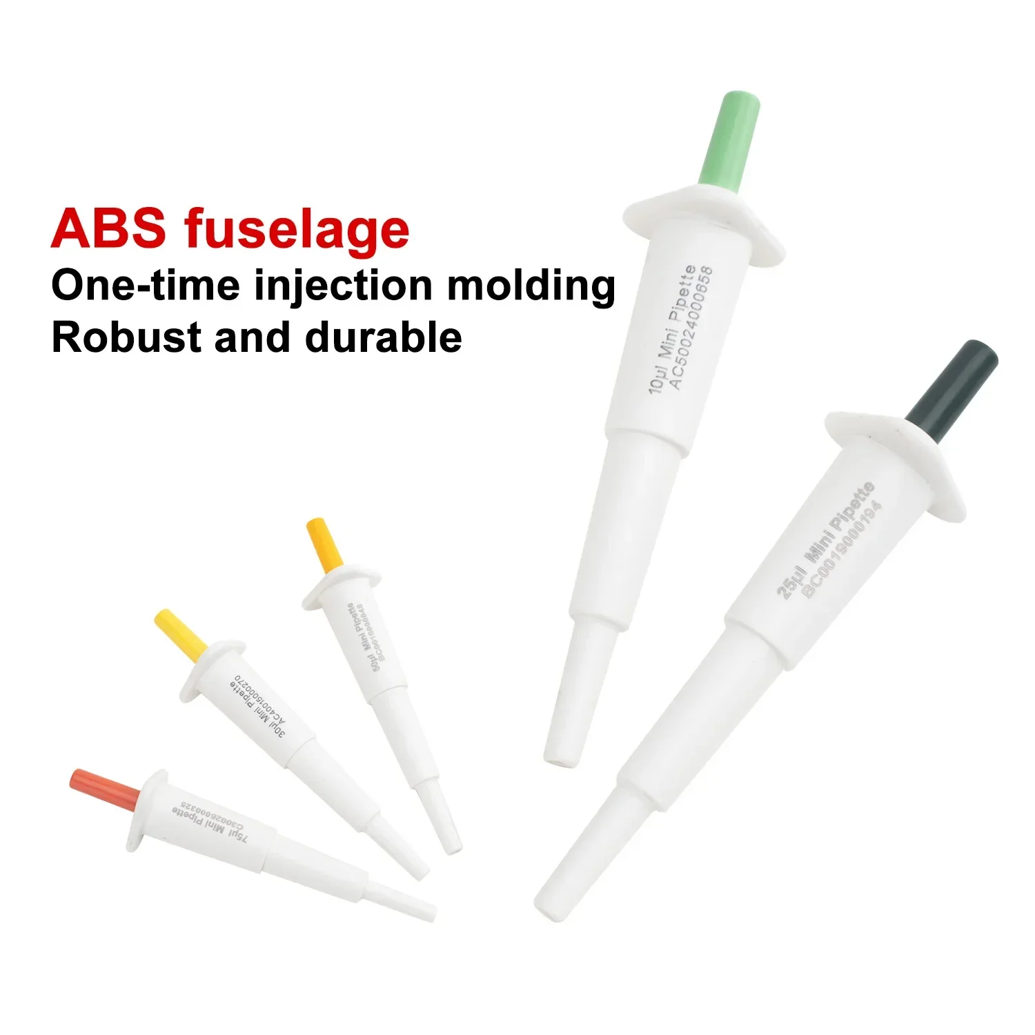 Labor 10-200ul Mini-Mikro pipette Einkanal-Pipette mit fester Spannung und Zeige abgabe