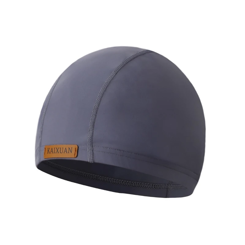 Men Swimming Cap Male Adult Summer Ice Silk Breathable Quick-Drying Hat Four-Needle Six-Thread Unisex Large Pool Cap
