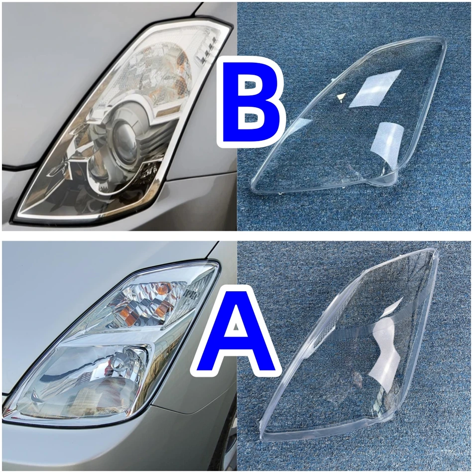 For Toyota Prius 2005 2006 2007 2008 2009 Car Articles Headlight Cap Using Transparent PC Plastic Raw Material Production