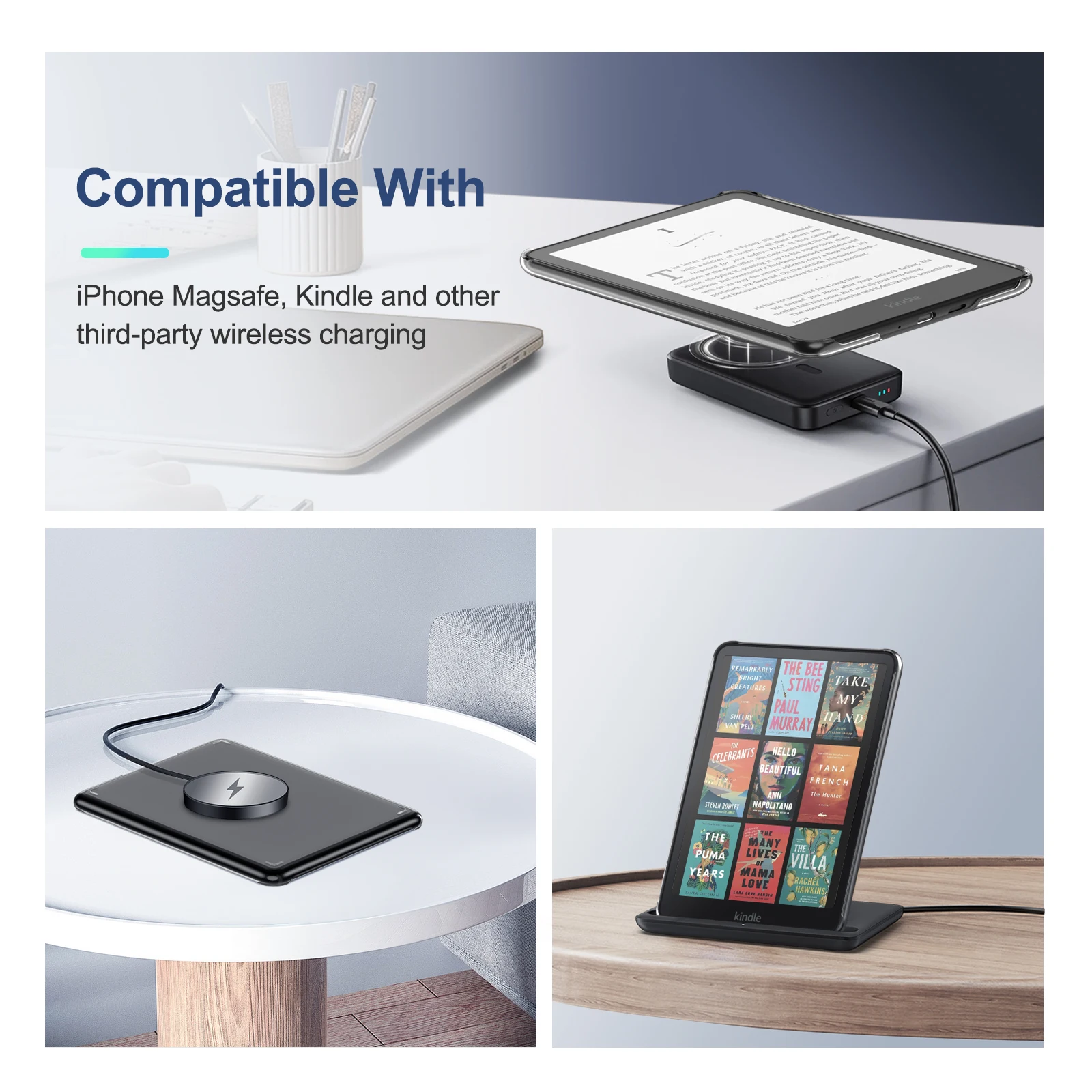 Magnetic Case for 7" Kindle Paperwhite Signature Edition 12th Gen 2024 Compatible with Magsafe Ultra Thin Hard PC Cover Shell