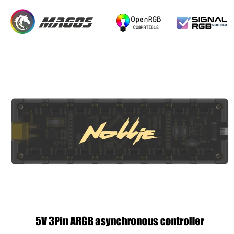 Controlador asíncrono Nollie RGB HUB 8/16 vías direccionable ARGB divisor compatible con Software de gestión de señal RGB/OpenRGB