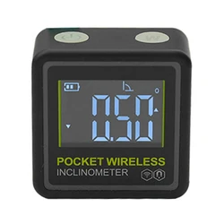 Mini Pocket Inclinometer with Bluetooth Digital Display Angle Measuring Slope Meter for Surveying Construction and Engineering