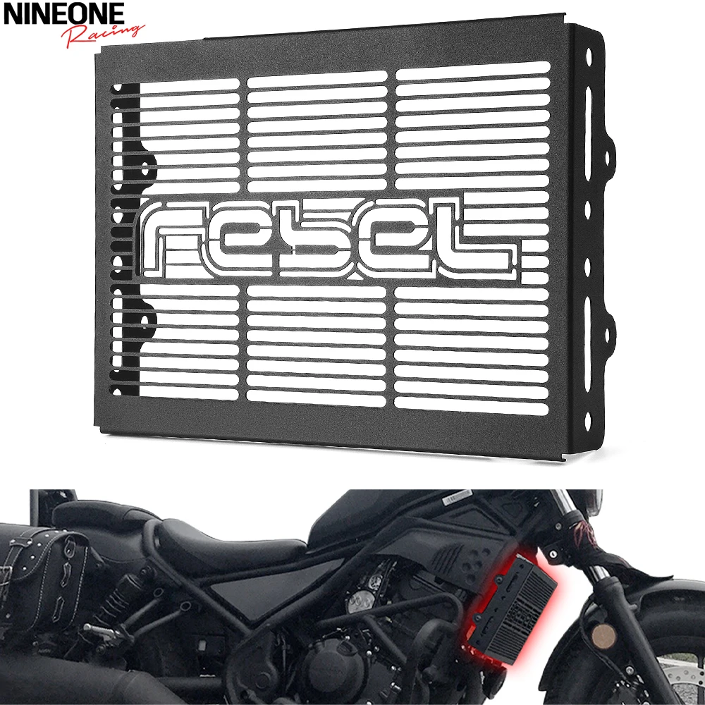 

For Honda Rebel CMX 250 300 500 CMX300 CMX500 2017-2025 Radiator Grille Guard Protector Grill Protective Cover Oil Cooler Guards
