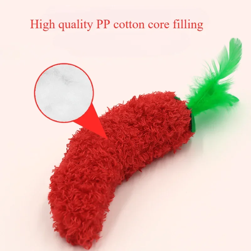 Pet Cat Toy Cat Peppermint Paper Pepper Carrot Cactus Shaped Cat Self Hi Toy