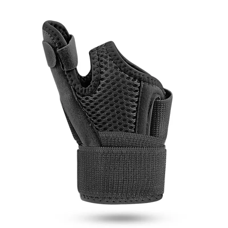 1pc Flexible Splint Wrist Thumb Support Brace For Tendonitis Arthritis Breathable Thumb Protector Guard Fits Right And Left Hand