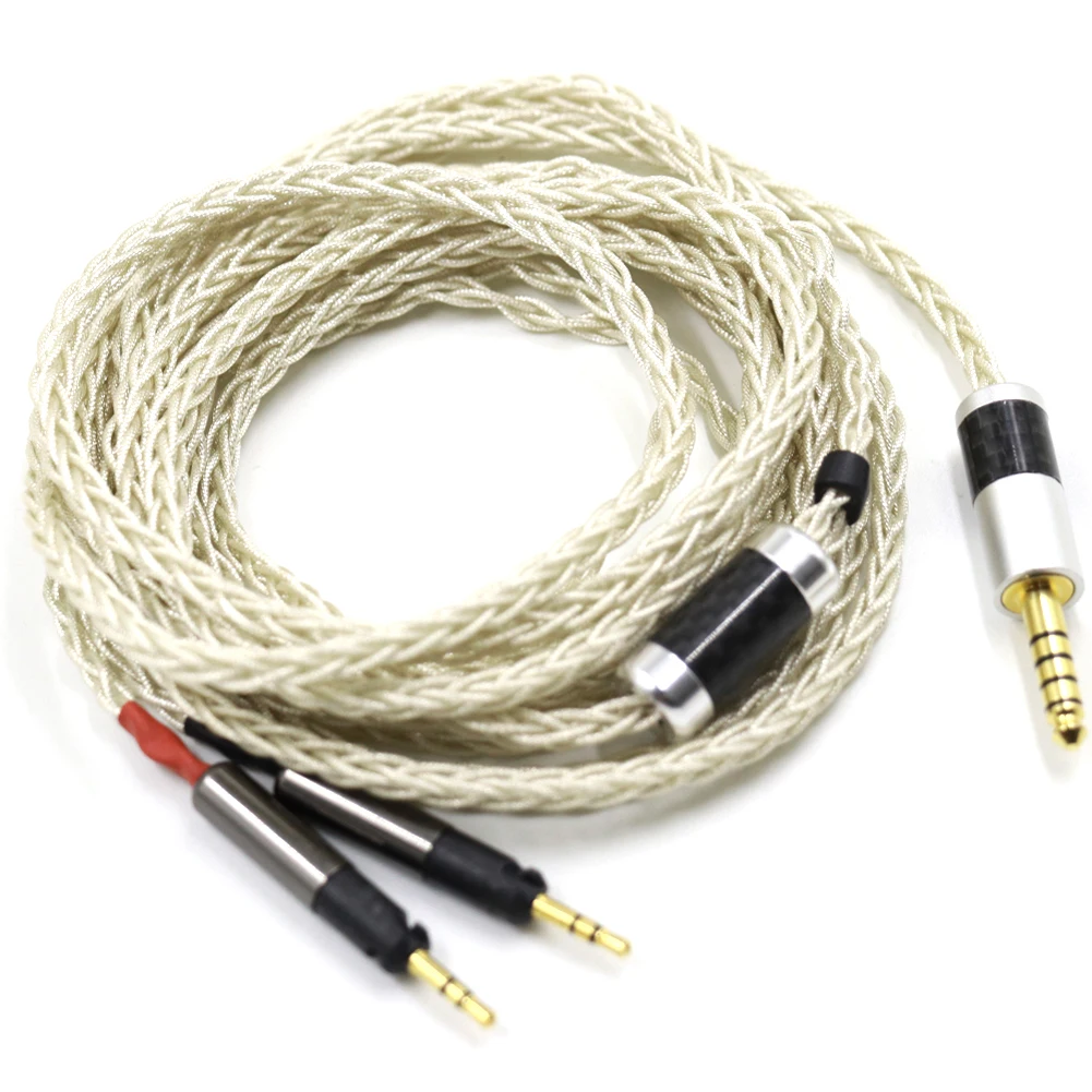 

2.5/3.5/4.4mm Balanced UP-OCC 7n Single Crystal Copper Headphone Upgrade Cable for ATH-R70X R70X Headphones