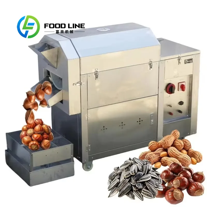 Hot Selling  Cocoa Almond Roaster Nuts Toasting Chestnut Peanut Roasting Machine