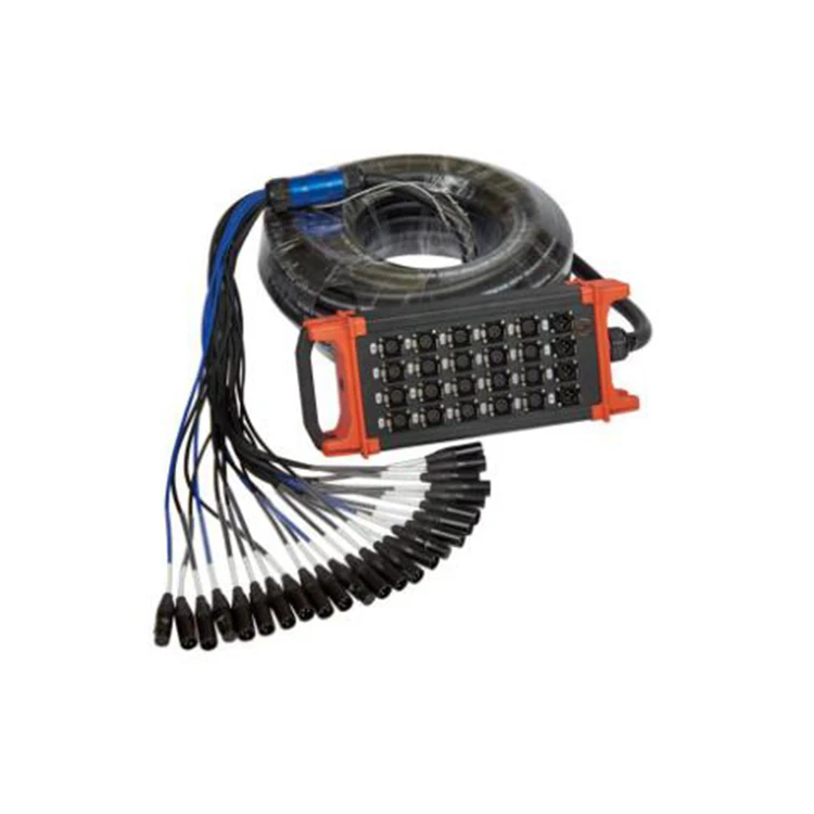 Professional Portable Audio Snake Cable 8 Channel 10 Meter
