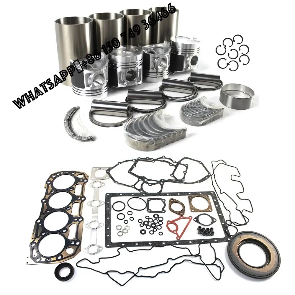 

3024C 3024CT Piston Cylinder Engine Rebuild Kit for Caterpillar RC-60 216B 226B 232B 242B 247B 257B2 Skid Steer Loader Parts