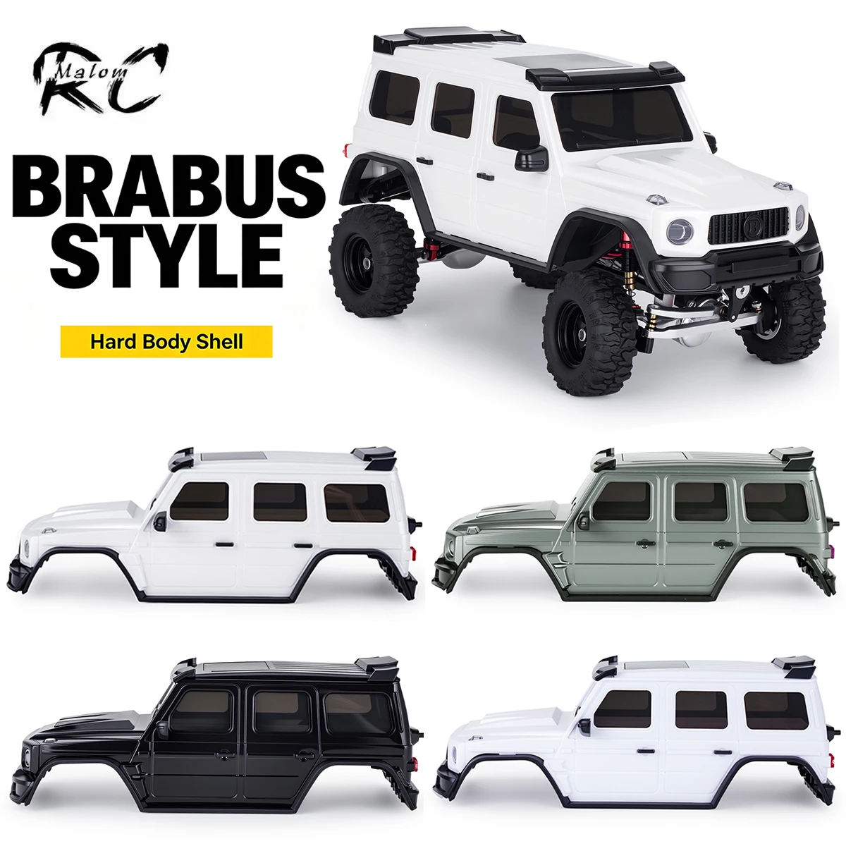 axial-scx30-1-30-クローラー用、ブラバススタイルの高耐久ハードボディシェル-–-高度なディテールを備え、diyでアップグレード可能。すべてのscx30シャーシに適合。