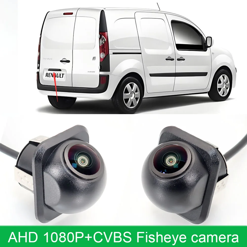 Para Renault Kangoo II Z.E kangoo 2 furgoneta /E.Tech eléctrico 2011 ~ 2023 AHD 1080P 170 °   Cámara de visión trasera de coche FishEye Visión nocturna HD