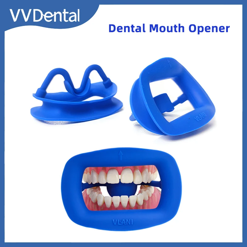 VVDental Mouth Opener Soft Silicone Orthodontic Cheek Retractor Sterilizable and ReusableTooth Intraoral Lip Expand Dental Tools