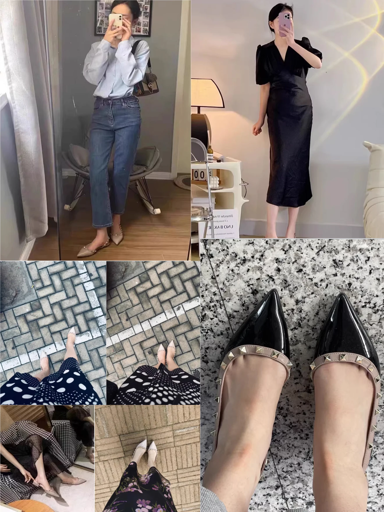 【Zamierz długość stopy przed złożeniem zamówienia】 Luksusowe designerskie damskie sandały na wysokim obcasie Nity Fashion Party Dress Shoes