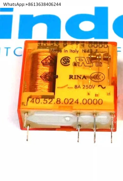 

Новое оригинальное реле Finder 40.52.8.024 типа 40,52 24 В переменного тока