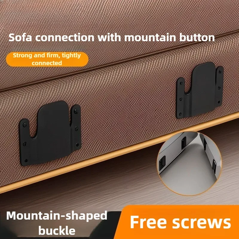 4Pcs Sectional Couch Connectors Universal Sectional Sofa Interlocking  Easy to Install Couch Clips for Sectionals Sturdy Clutch