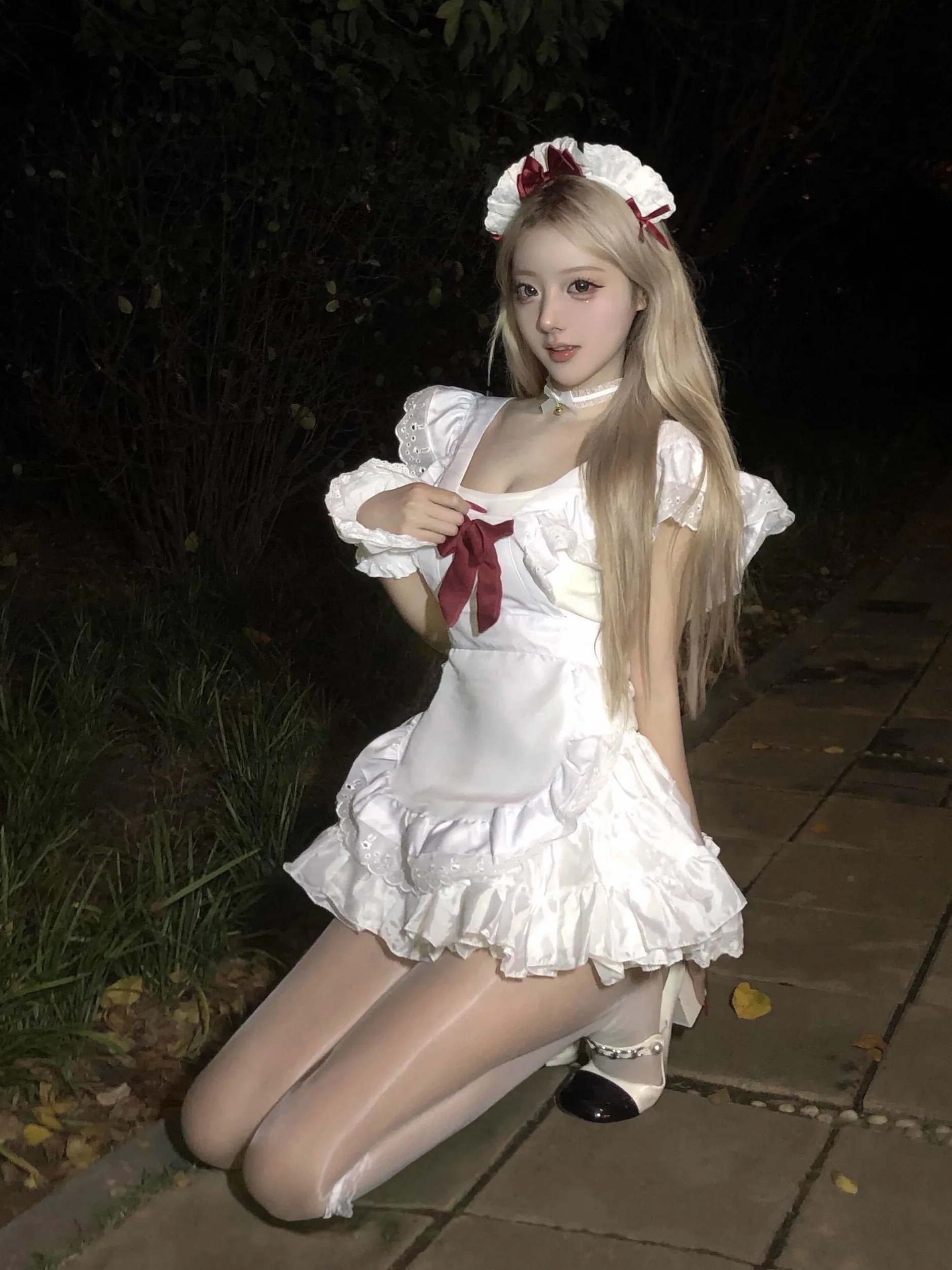 Cisas loween Aosphere Pure Desire orm Fem Maid Apron Sexy Hot Girl Maid Apron Cosplay Costume Women's Dr