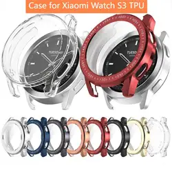 Case for Xiaomi Watch S3 TPU Anti-Scratch Soft Protector Shell All-around Bumper Protective Cover For Mi Watch S3