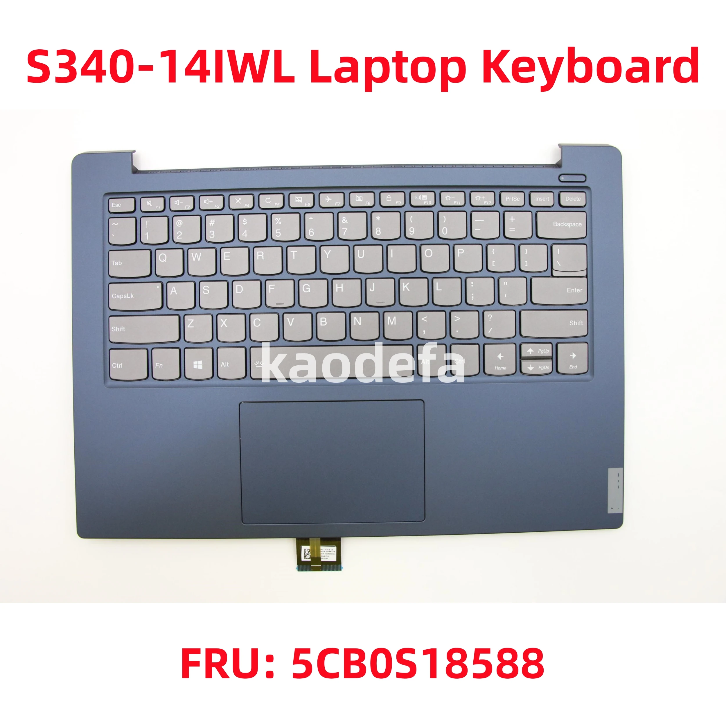 

Для Lenovo ideapad S340-14IWL / S340-14IML / S340-14API Клавиатура ноутбука FRU: 5CB0S18588