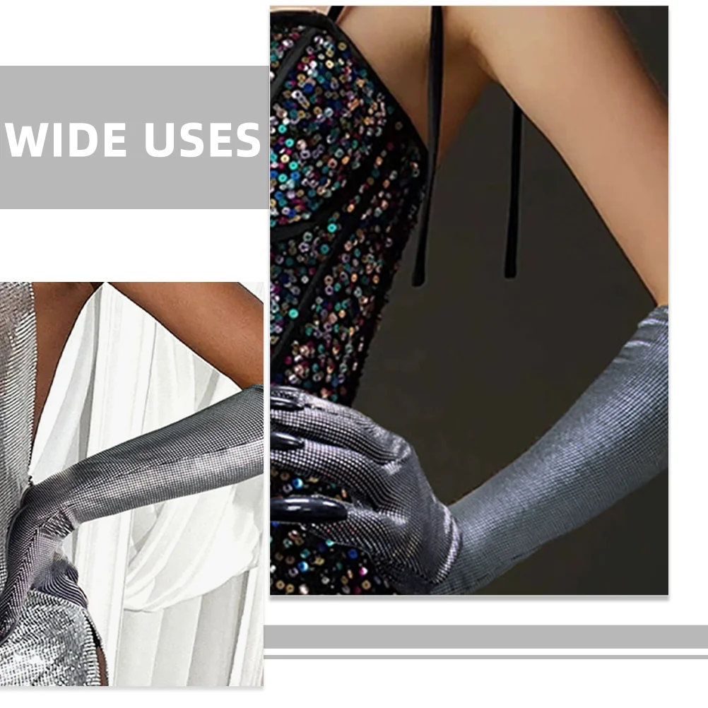 

1Pair Cat Claw Gloves Long Nail Horror Halloween Party Costume Cosplay Props Scary Claws Full Finger Gloves Costume Prop