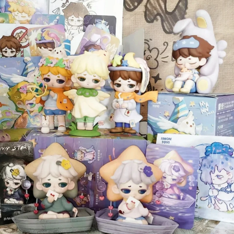 SIMONTOYS Xiaoman's Whimsical Me Series of Blind Box Mystery Box Модные игрушки Коллекция аниме-персонажей Украшения игрушки
