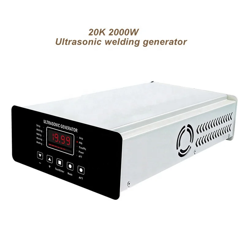 Full Automatic Digital 20khz Welding Generator Horn Transducer For Ultrasonic Mask welding Machine