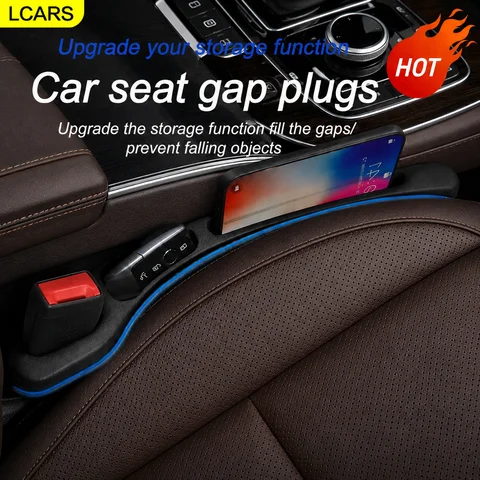 Lcars Car Seat Gap Filler Strip Does Not Affect the Seat Belt Buckle, Anti-Drop Strip for Car Crevices, In-Car Storage and Decoration Accessories