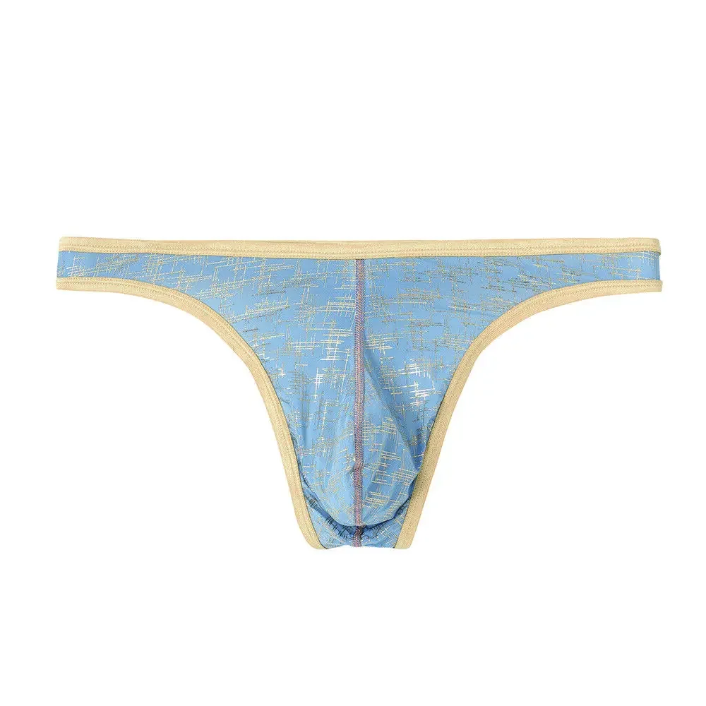 Jinshi Men's Thong Soft G-Strings Underwear Low Rise Bikini Comfort Fit Underpants