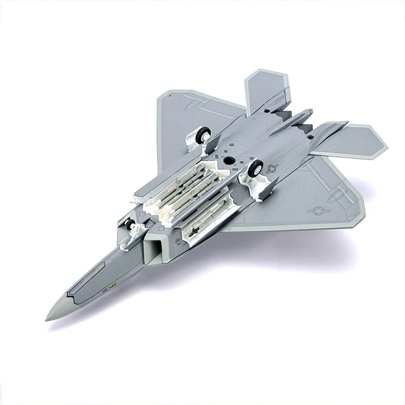 ダイキャストメタル合金ラプター戦闘機、飛行機コレクション、1: 72
