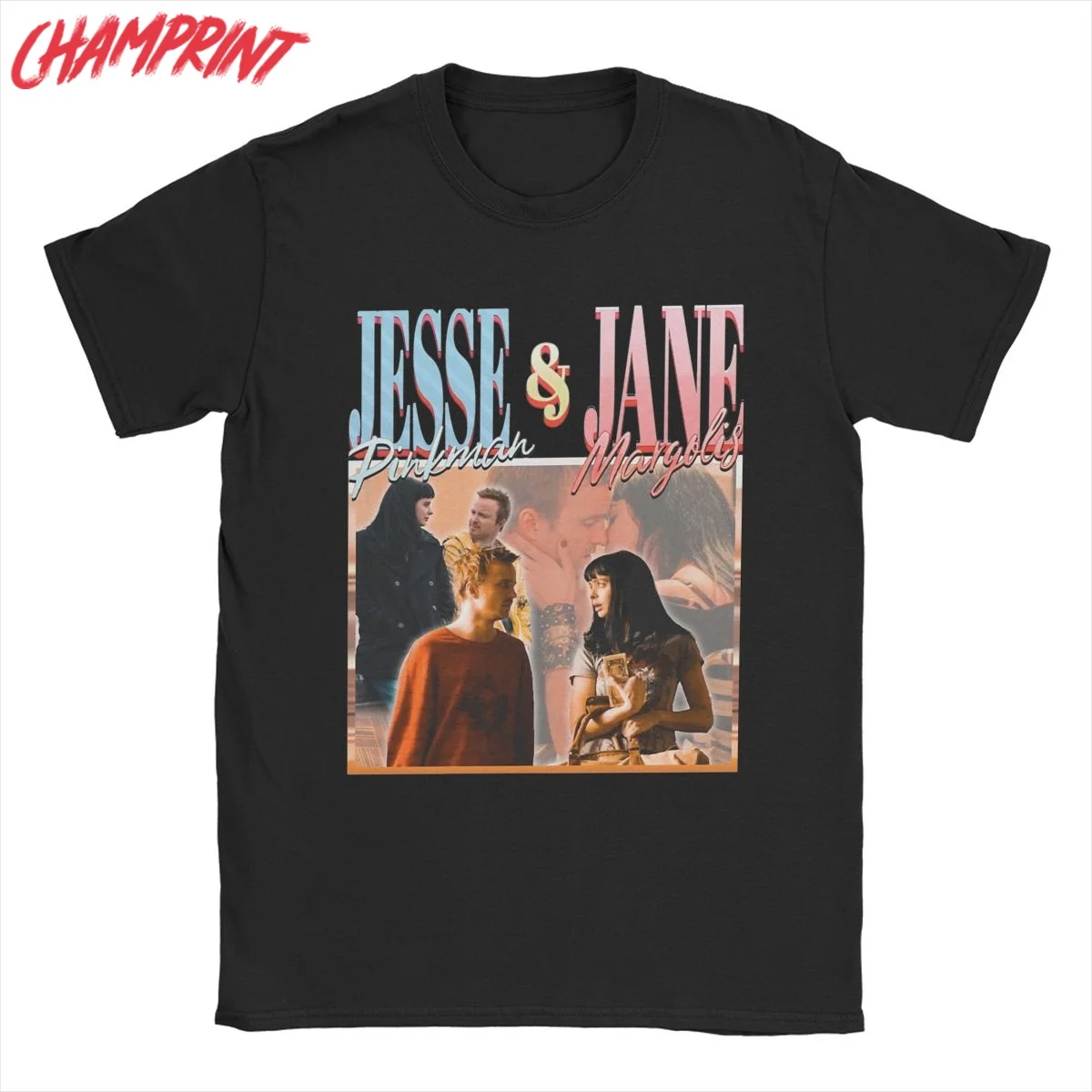 Men's Jesse Pinkman Jane Margolis Breaking Bad T Shirt 100% Cotton Clothing Short Sleeve O Neck Tee Shirt Plus Size T-Shirts