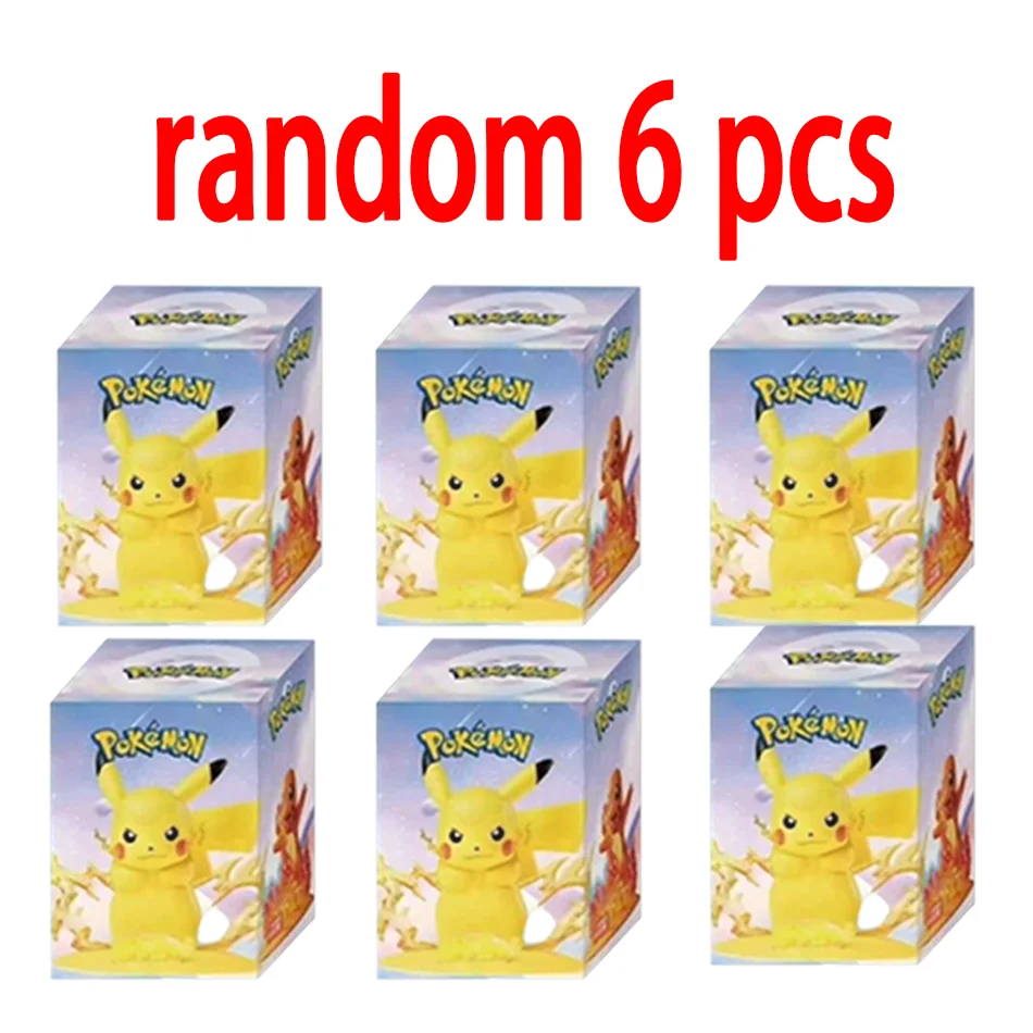 12 Stile Pokémon Actionfiguren Pikachu Überraschungsbox Anime-Modelle Schreibtisch-Dekorationen Pokémon Spielzeug Kindergeburtstags-Geschenke