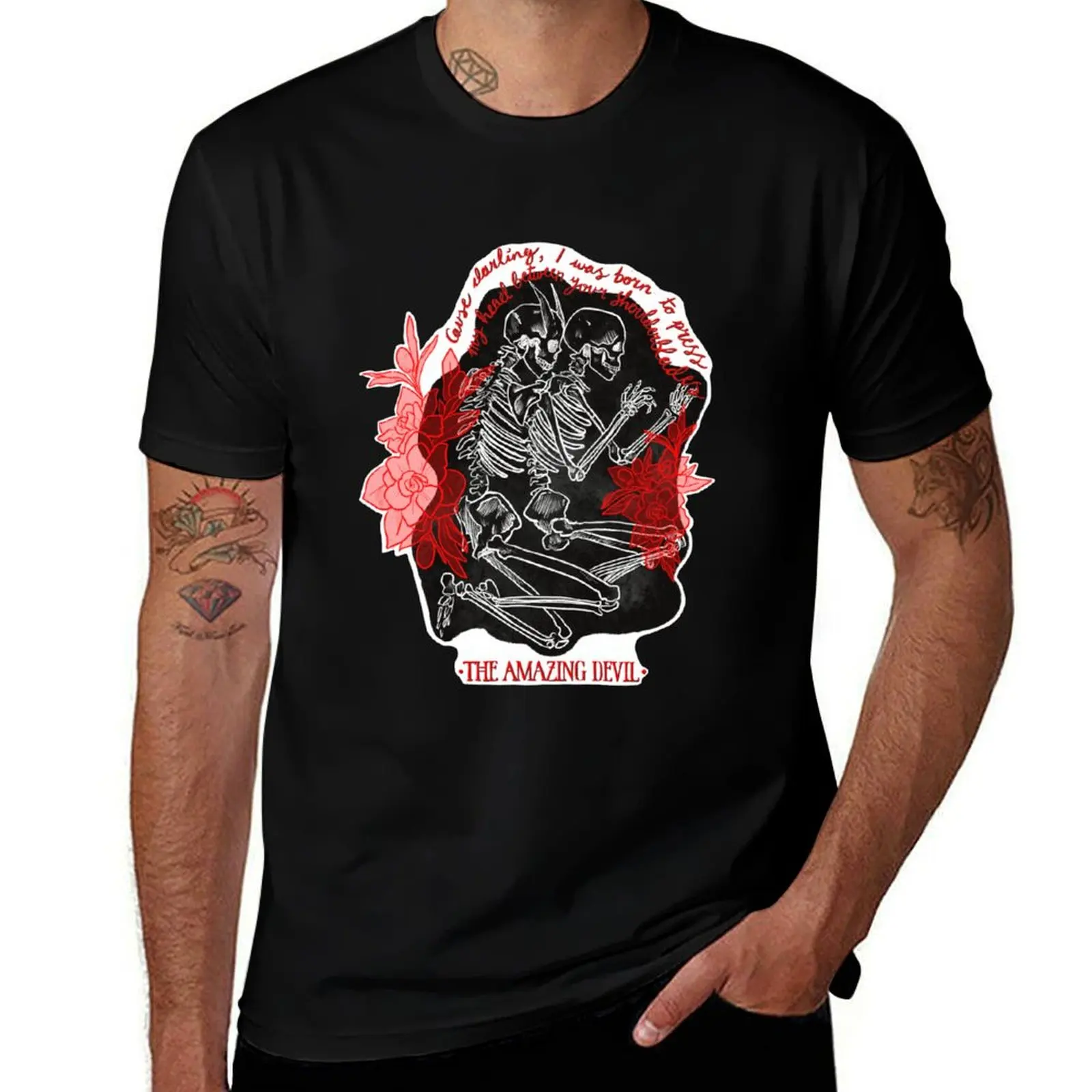 

The Amazing Devil - Fair Lyrics T-Shirt basketball graphic tees anime tshirt animal prinfor boys heavyweights mens t shirts