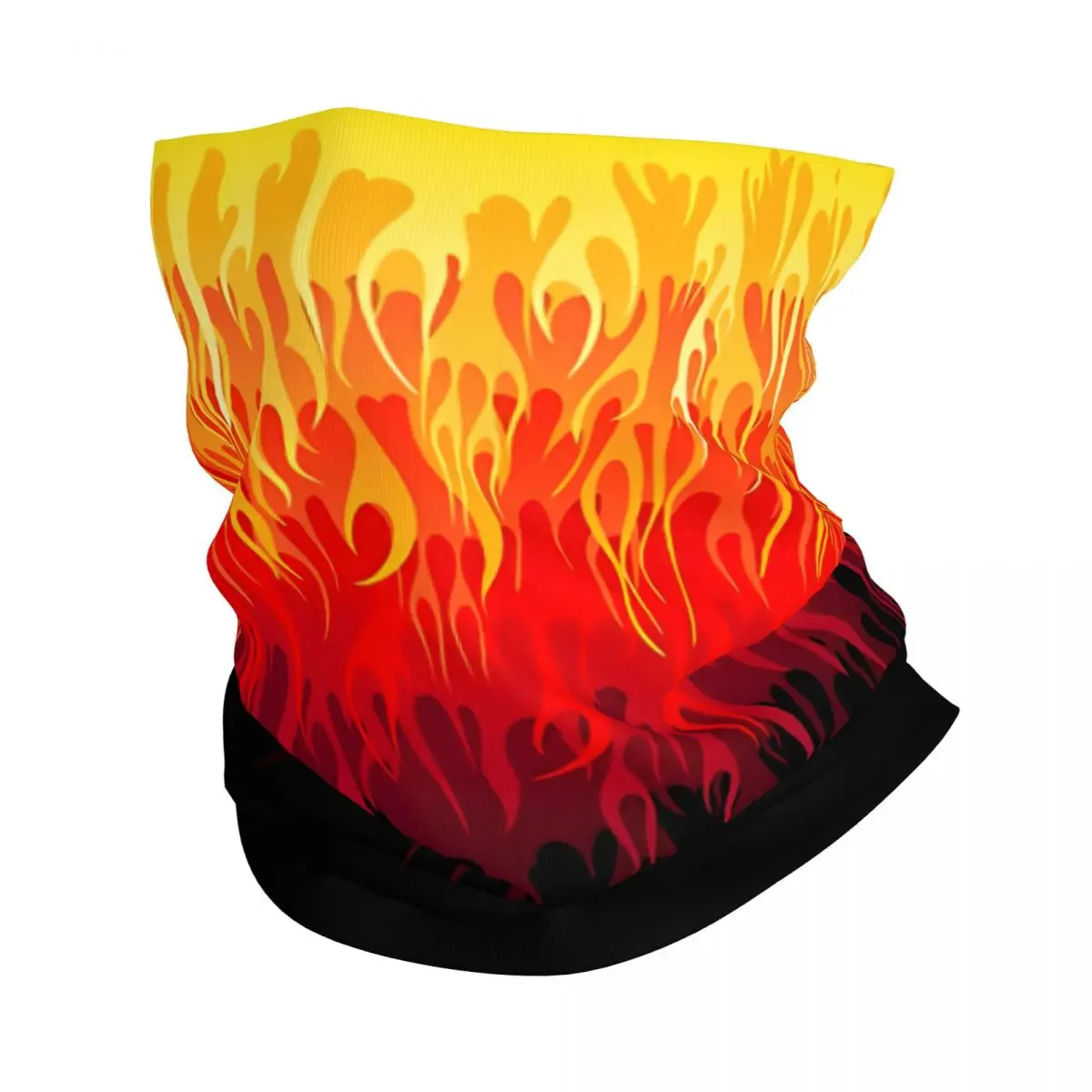 Red Hot Rod Flames On Edge Headband Neck Warmer Men Ski Running Tube Scarf Medical Nurse Face Bandana Gaiter