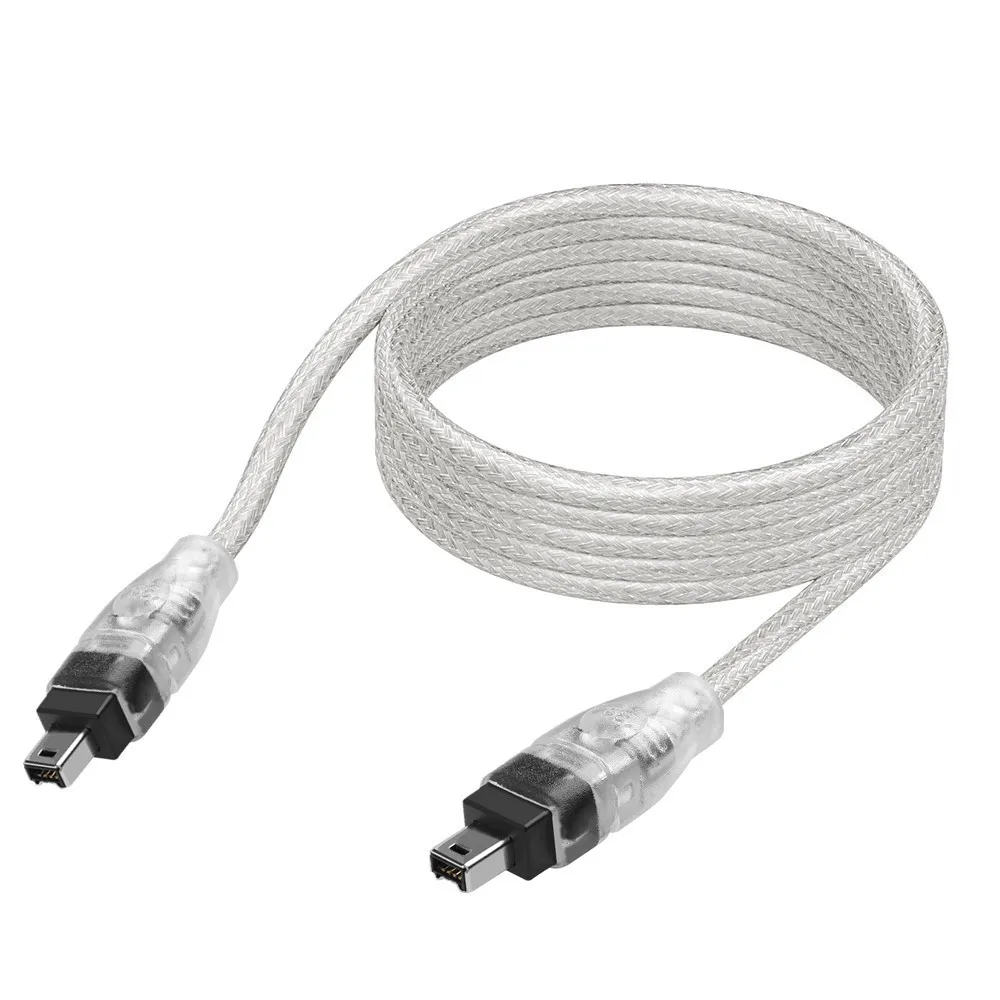 IEEE 1394 Cable 4P 4 Pin to 4 Pin IEEE 1394 for iLink Adapter Cable 4Pin To Firewire Cable 1.2M