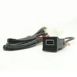 Red Light Car Quick Charger QC3.0 USB Interface Socket for Cell Phone Charger For VW Polo 2014 2015 2016 2017 2018