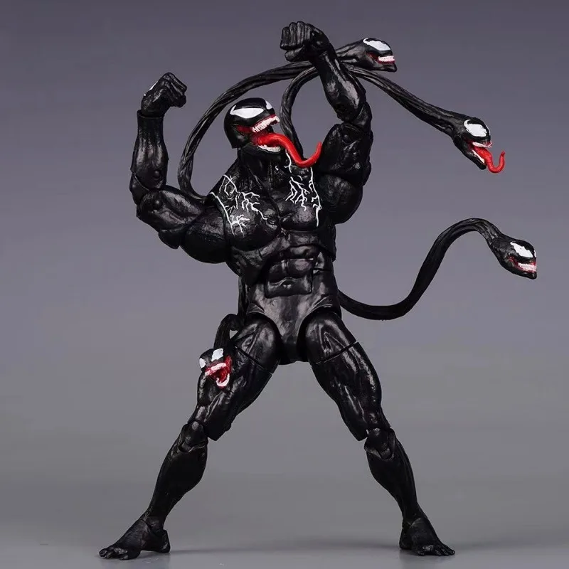 

18cm Anime Marvel Venom Action Figure Figurine Statue Animation Model Toys Collection Ornament For Boys Children Gifts Birthday