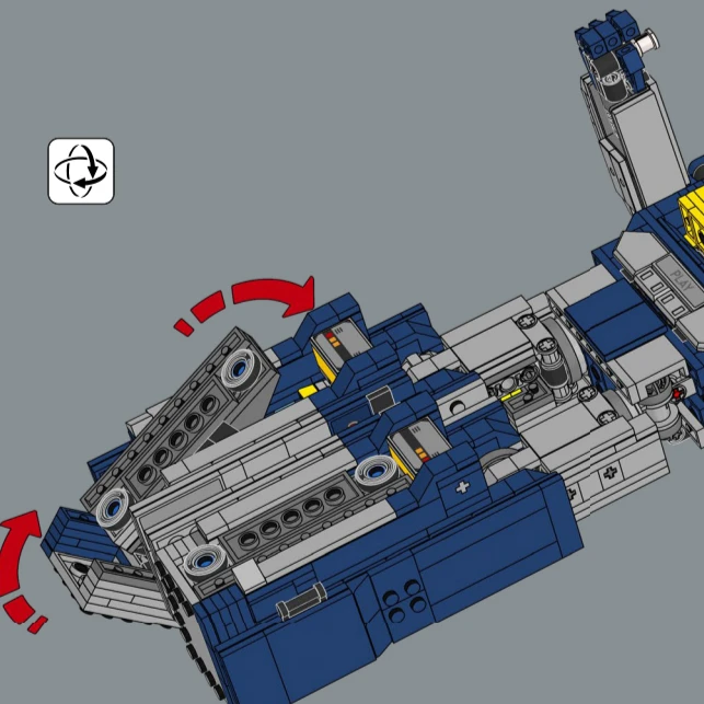 Bloques de construcción de robots, juegos de bloques de construcción compatibles con partículas Legoed, adecuados para regalos de Navidad 10358