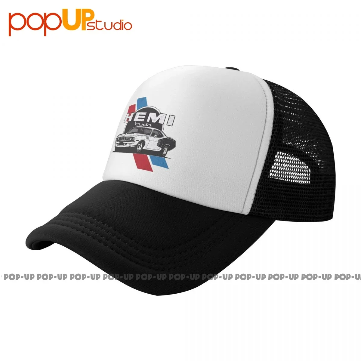 71 Plymouth Hemi Cuda Fathers Day Gift Baseball Cap Trucker Hats Breathable Sunscreen Vintage Hot Selling Style image 2