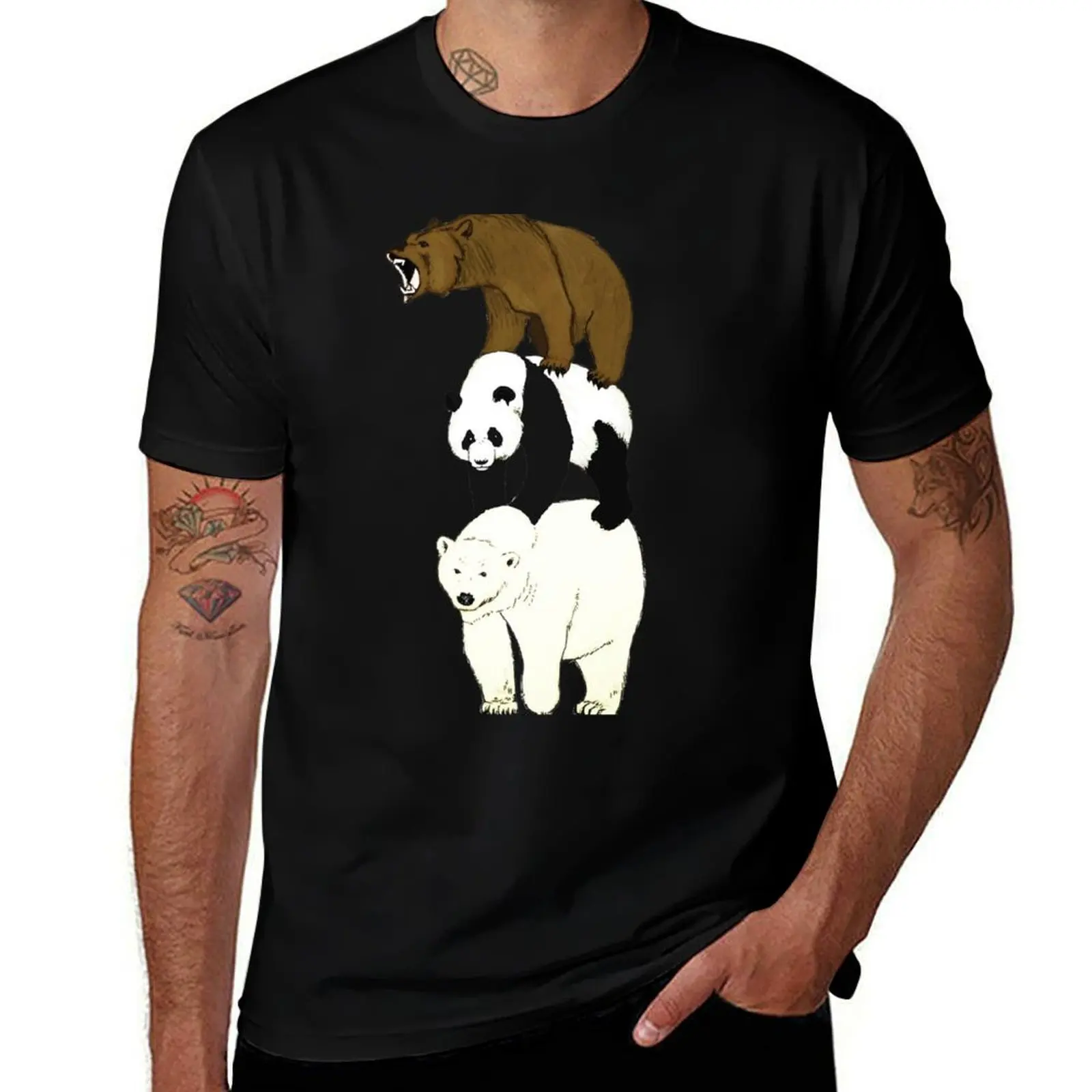 Stack T-Shirt Sports Casual Short Sleeve Cotton Tee T-Shirt